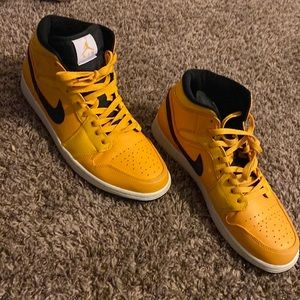 Gold Jordan 1s